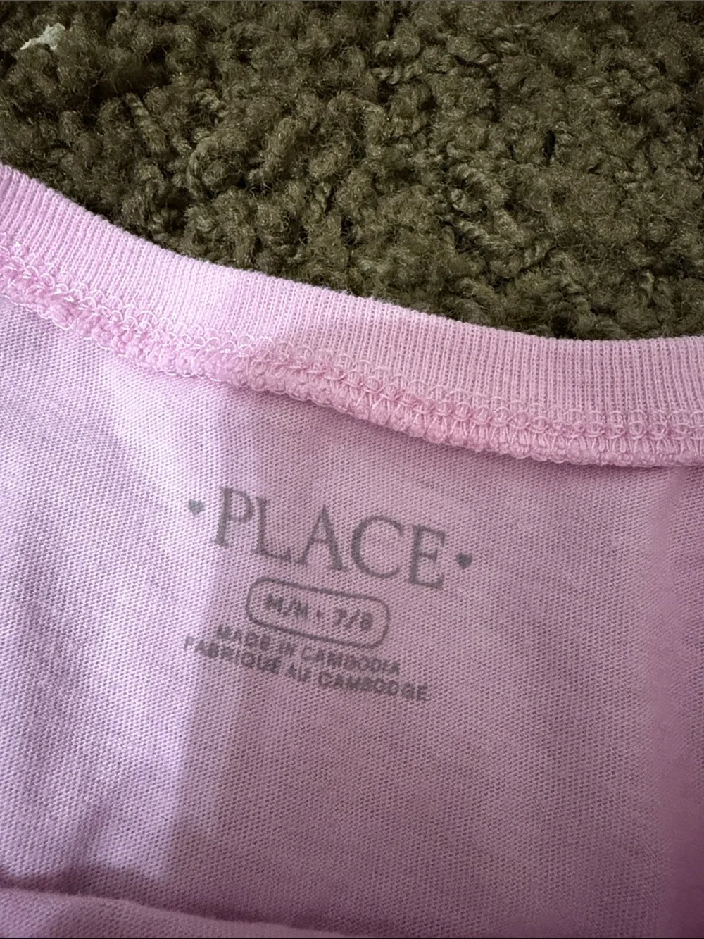 The Children's Place Pink Unicorn Long Sleeve Tee with Rainbow Mane